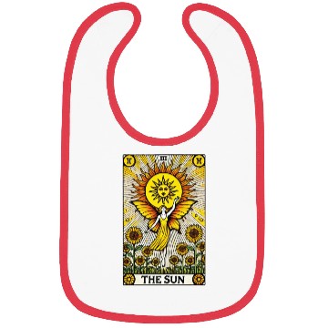 Discover The Sun Tarot Card Bibs