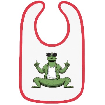 Discover Yoga crocodile Bibs