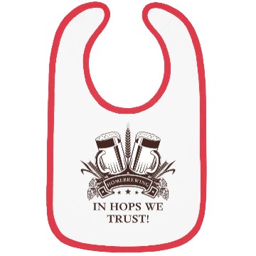 Discover In Hops We Trust Brown Bibs