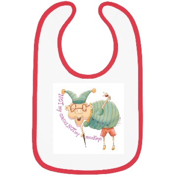 Discover Not my Circus, not my monkeys Bibs