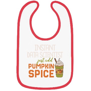 Discover Data Scientist Thanksgiving Pumpkin Spice Bibs