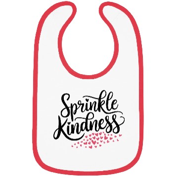 Discover Sprinkle Kindness with Love Hearts Bibs