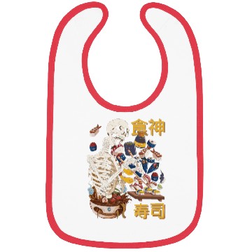 Discover Goth Skeleton Bibs Japanese Bibs Sushi