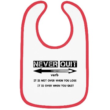 Discover Never Give Up Bibs