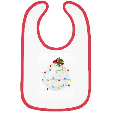 Discover Hockey Player Ugly Christmas Bibs