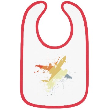 Discover 80s Plane Graphic Bibs