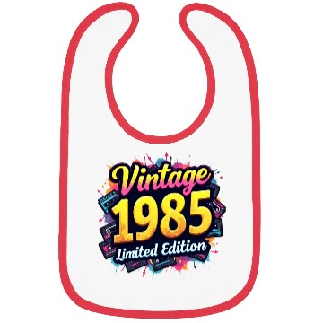Discover vintage 1985 limited edition Bibs