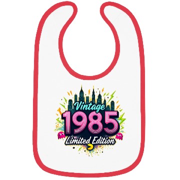 Discover vintage 1985 limited edition Bibs