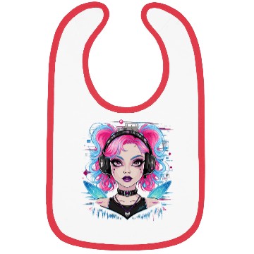 Discover Cute with Headphones for a Cat Owner Bibs