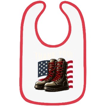 Discover Thank You US Army Veterans Day Bibs