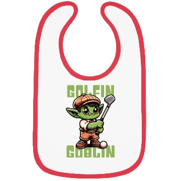 Discover Golfing Goblin Funny Golf Bibs