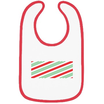 Discover Christmas Candy Cane Bibs