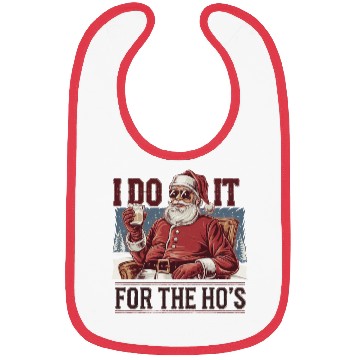 Discover Vintage Faded Christmas Santa Claus Bibs