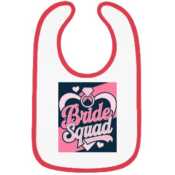 Discover Bride Squad Bachelorette Celebrate wedding Party Bibs
