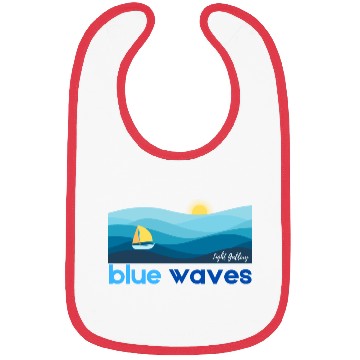 Discover Blue waves Bibs