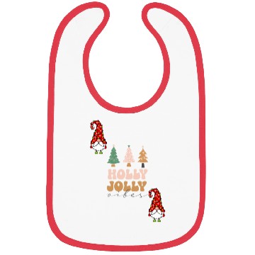 Discover Holly Jolly Vibes Bibs