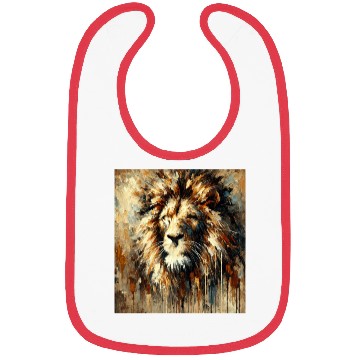Discover Abstract Lion Face Bibs