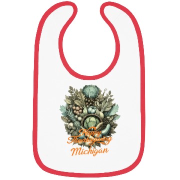 Discover Michigan Thanksgiving vegan feast Bibs
