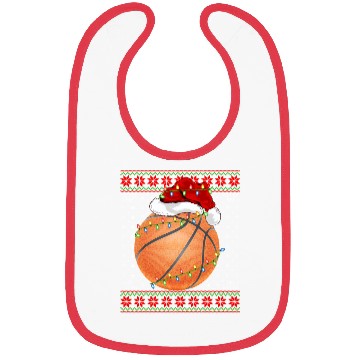 Discover Basketball Player Christmas Bibs