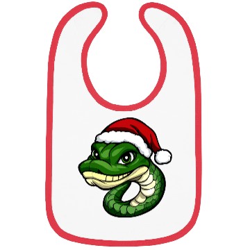 Discover Snakes Christmas Bibs