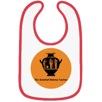 Discover The Greatest History Teacher Bibs