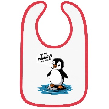 Discover Stay Grounded Float Around Mindfulness Penguin Bibs