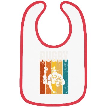 Discover Rugby Player Vintage Retro 70s Design Rugby Bibs