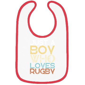 Discover Rugby Player Just A Boy Who Loves Rugby Bibs