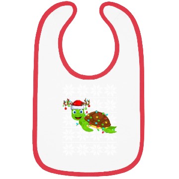 Discover Sea Turtle Christmas Lights Bibs