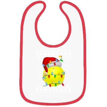 Discover Pickleball Christmas Bibs
