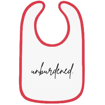 Discover UNBURDENED SCRIPT BLACK Bibs