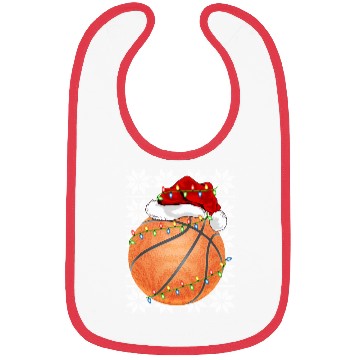 Discover Basketball Santa Bibs
