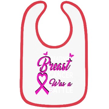 Discover Beating Breast Cancer Was a Battle Bibs