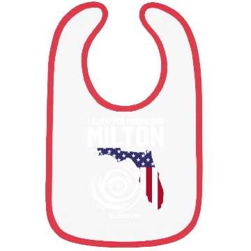 Discover I survived Hurricane Milton October 2024 Florida Bibs