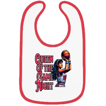 Discover Queen of the Game Night Bibs – Fun Gamer Bibs