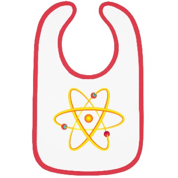 Discover Retro Atomic Atom Symbol Science Matters Physics Bibs