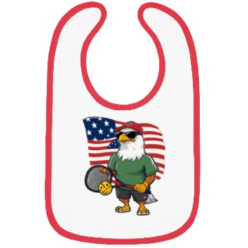 Discover US Flag Pickleball Eagle Bibs