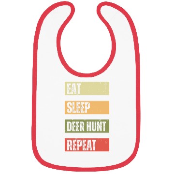 Discover Eat Sleep Deer Hunt Repeat | Deer Hunting Bibs