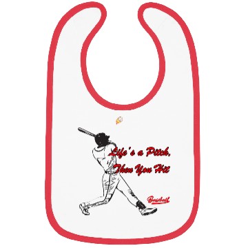 Discover 018 Lifes a Pitch Bibs