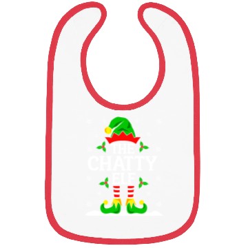 Discover The Chatty Elf - Funny Christmas Design Bibs