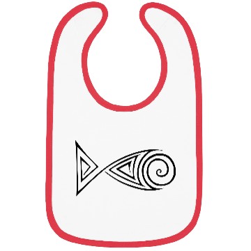 Discover Zentangle stylized fish Bibs