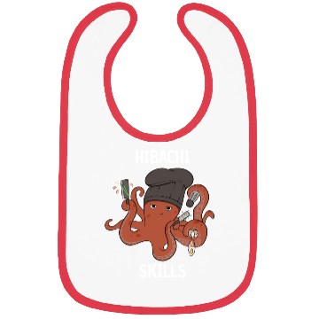 Discover Hibachi Skills Chef Squid Octopus Bibs