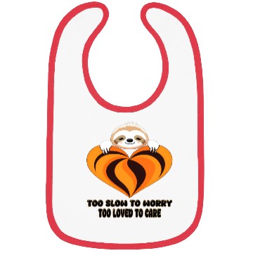 Discover Sloth Snuggles & Heart Hugs Bibs