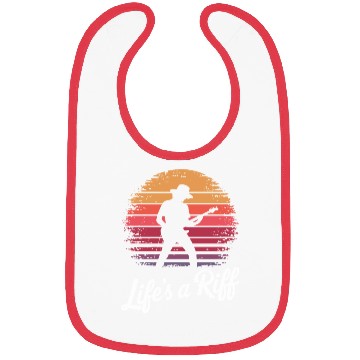 Discover Guitar Player Life's a Riff Sunset Vibe Bibs