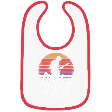 Discover Guitar Player Life's a Riff Sunset Vibes Bibs