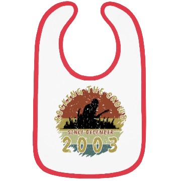 Discover 21st birthday Rocking this planet GIT 12/2003 Bibs