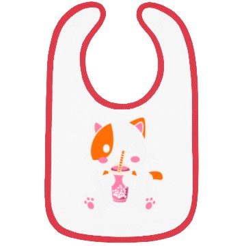 Discover strawberry cat Bibs