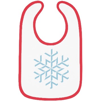 Discover Snowflake 3D (Snow / Snowing / Winter Magic) Bibs