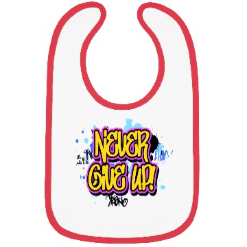 Discover Never give Up Bibs