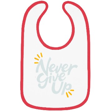 Discover Never Give Up Bibs